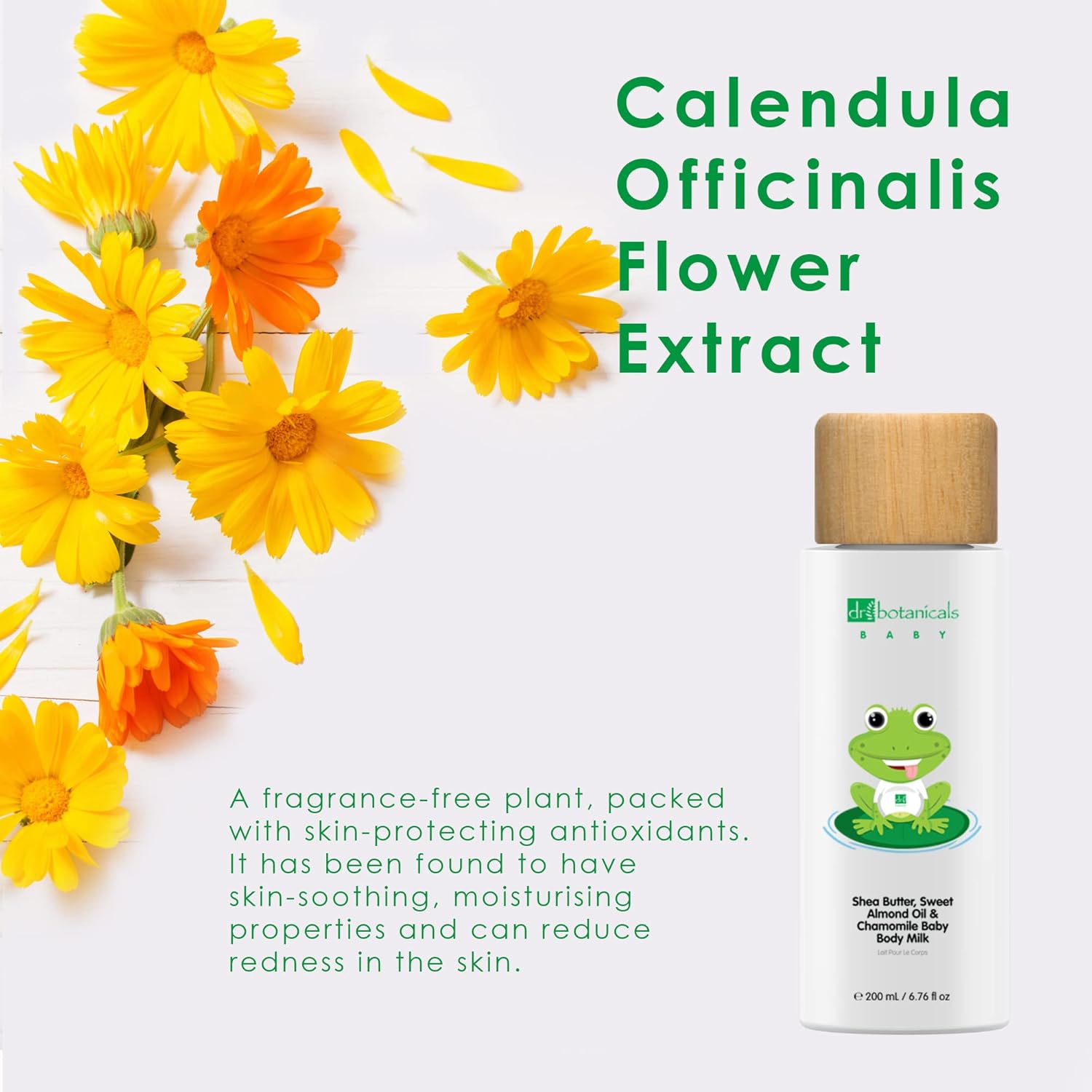 Dr Botanicals Baby Body Milk with Shea Butter, Sweet Almond Oil & Chamomile | Dermatologically tested, 99.18% Natural, 100% Vegan | 200ml : Amazon.co.uk: Beauty