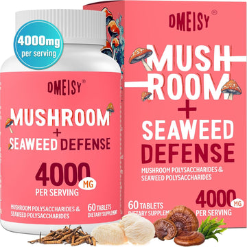 Sublingual 4000Mg Mushroom Complex, 18-In-1 Mushroom Supplement, Lions Mane, Reishi, Turkey Tail & More - Brain Supplements For Memory And Focus, Memory Supplements, Energy, Mood, Immunity, 60 Tablets