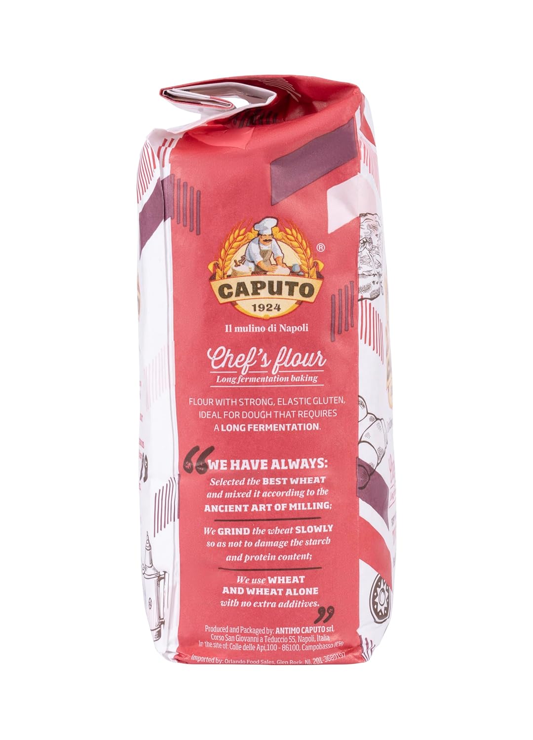 Antico Molino Napoli Antimo Caputo '00' Flour 2.2 Lb (Pack Of 3)