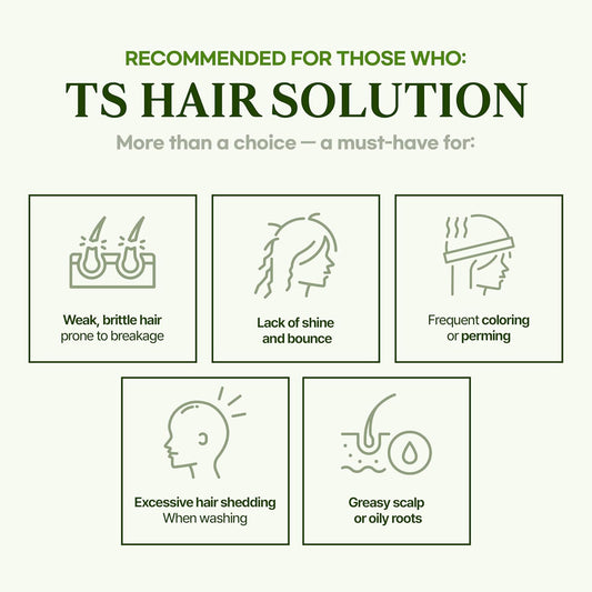 Ts Natural All New Ts Shampoo | Korean Shampoo For Sensitive Scalp | Hair & Scalp Care With Salicylic Acid And Natural Ingredients | Sulfate-Free Dandruff & Itchy Scalp Relief (16.9 Fl Oz / 500Ml)