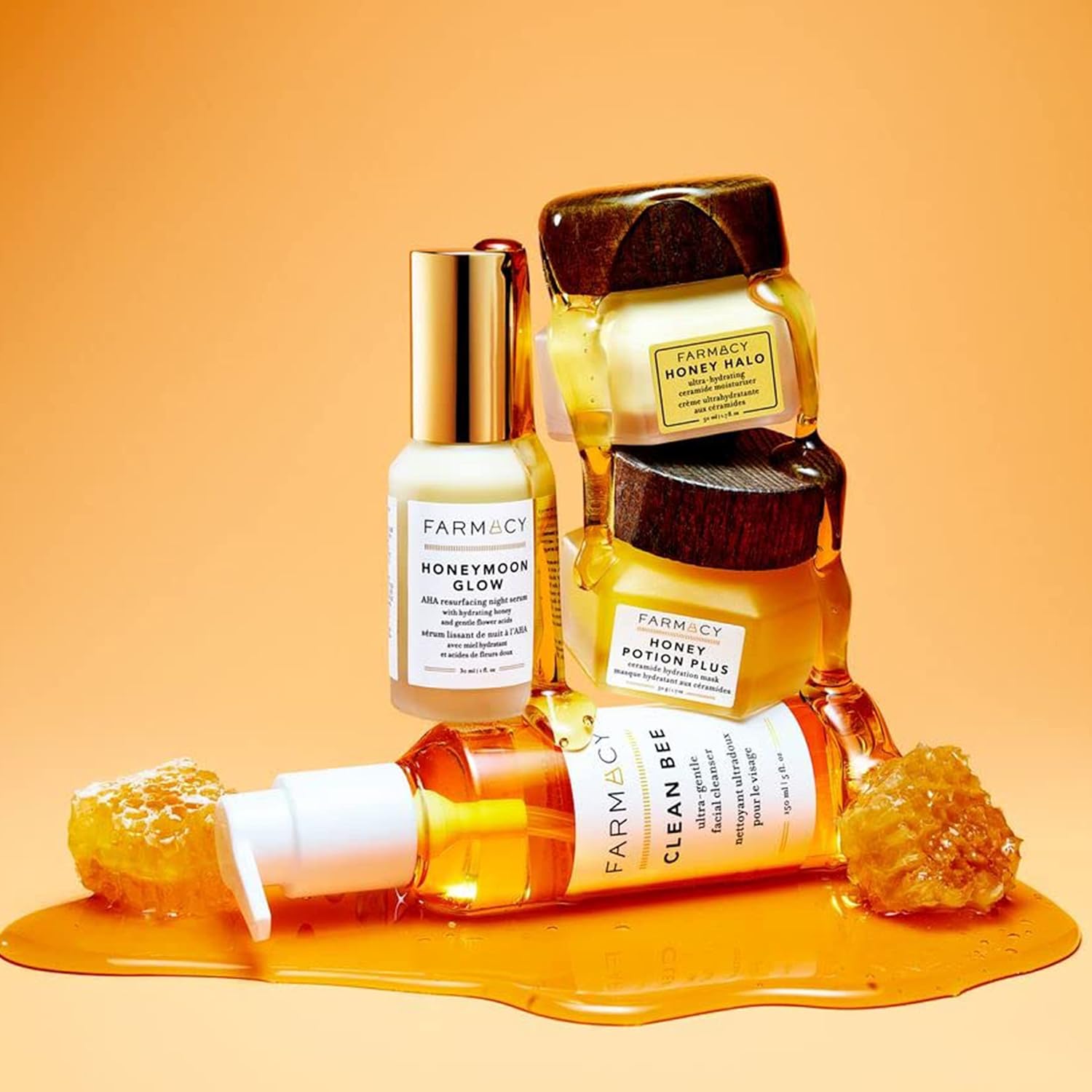 Farmacy Honey Bubbly Moisturizing Body Wash - Foaming Shower Gel - Sulfate Free and Sensitive Skin Safe (8.3 Fl Oz) : Beauty & Personal Care