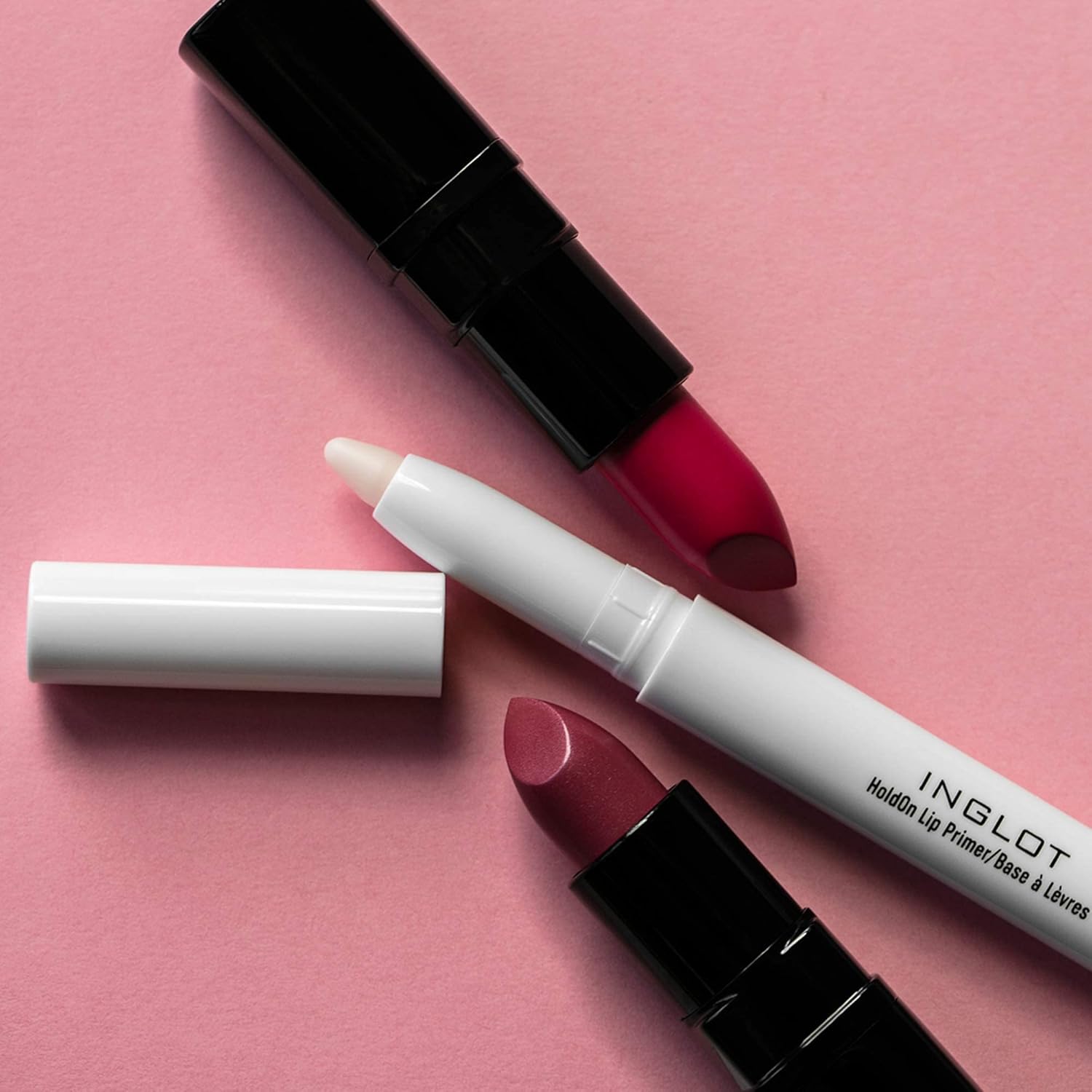 Inglot Holdon Lip Base - A Smoothing Lipstick Base That Prolongs The Life Of Lip Makeup | Moisturizes And Prevents Dryness Of The Lip Skin | Boosts The Intensity Of Lipstick Colours | 1,4 G