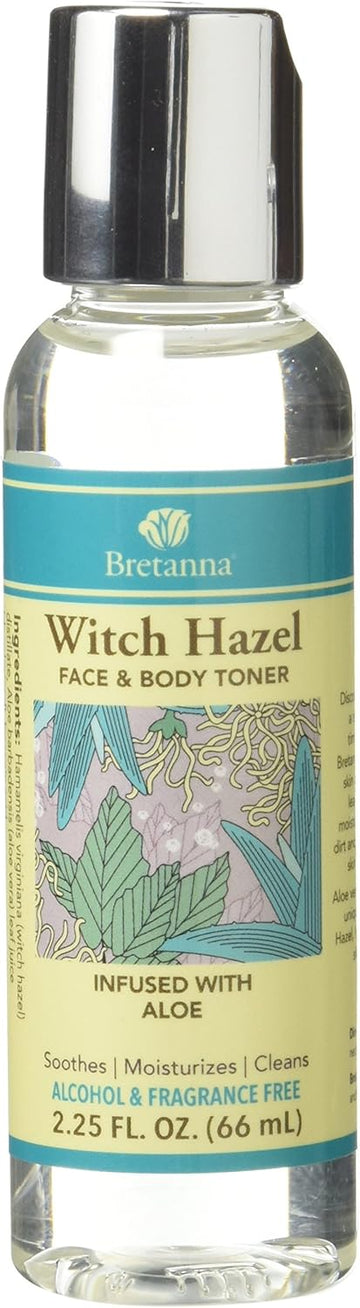 Witch Hazel Toner Aloe, 2.25 Fl Oz