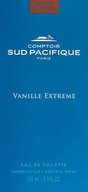 Comptoir Sud Pacifique Eau De Toilette Spray, Vanilla Extreme, 3.3 Fl Oz