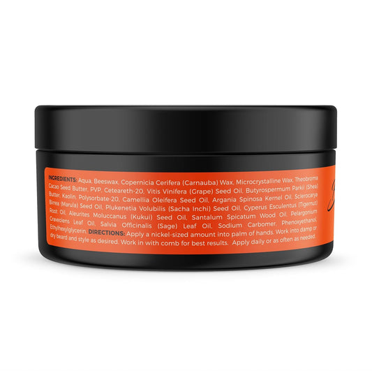 Wild Willies Beard Styling Paste - Men'S Grooming Balm With Durable Medium Hold, Hydrates & Tames Flyaway Facial Hair - Non-Greasy, Matte Finish Beard Cream - Essential Beard Care For Men, 2 Fl Oz