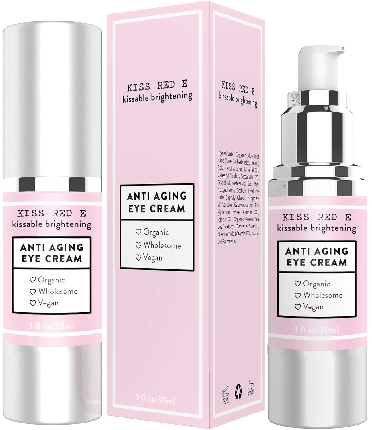 Anti Aging Eye Cream For Dark Circles, Eye Bags, Fine Lines, Puffiness. Best Anti Aging Eye Cream Moisturizer For Wrinkles, Crows Feet, Puffy Eyes