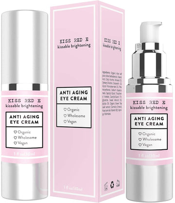 Anti Aging Eye Cream For Dark Circles, Eye Bags, Fine Lines, Puffiness. Best Anti Aging Eye Cream Moisturizer For Wrinkles, Crows Feet, Puffy Eyes