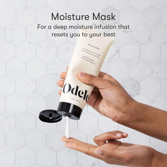 Moisture Hair Mask, Conditioner Treatment With Jojoba And Argan Oils For All Hair Types + Textures, 8 Fl Oz