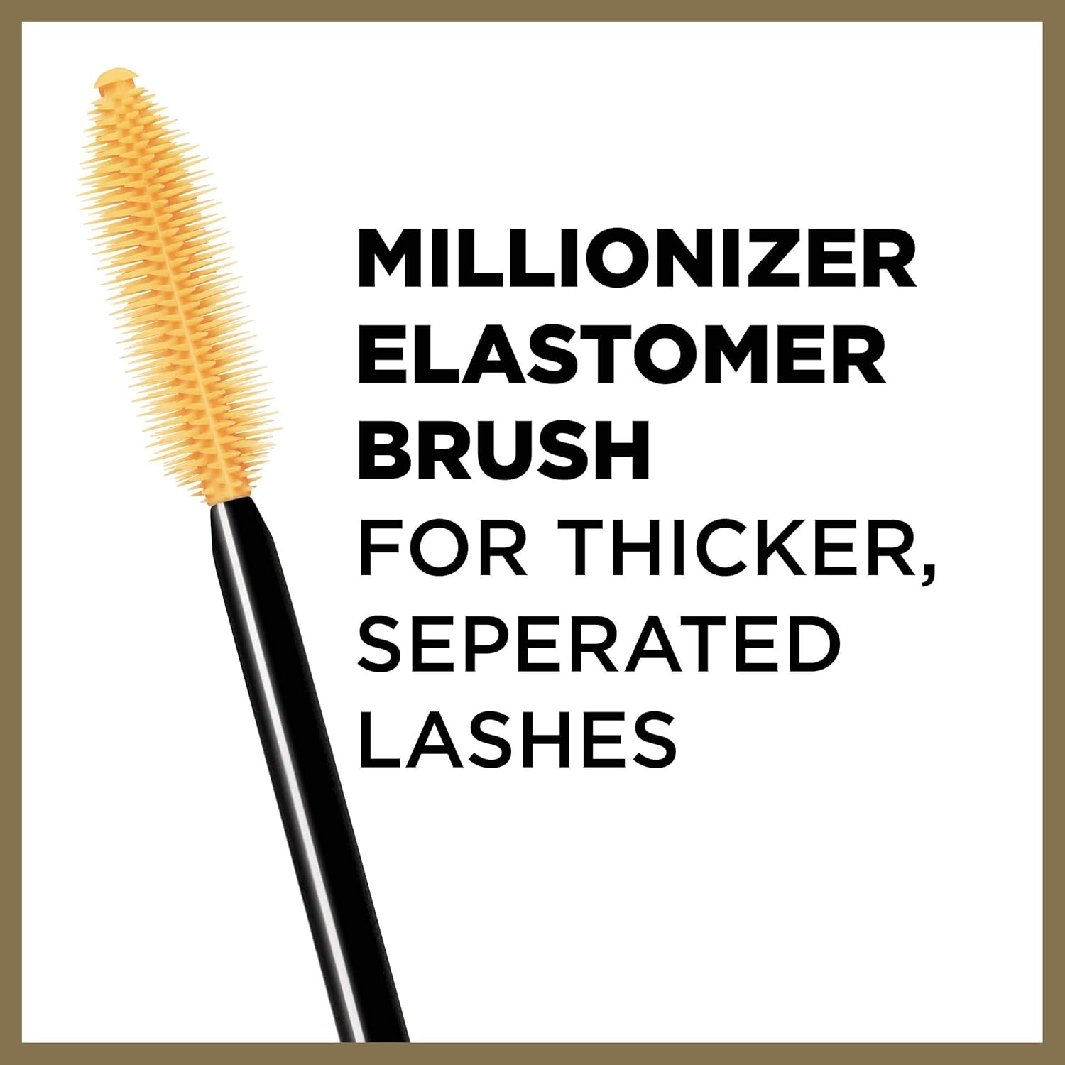 L’Oreal Paris Makeup Voluminous Million Lashes Mascara, Volumizing, Defining, Smudge-Proof, Clump-Free Lengthening, Collagen Infused Eye Makeup, Amplifying Mascara Brush, Blackest Black, O.3 Fl Oz : Loreal Million Lashes : Beauty & Personal Care