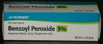 Perrigo 5 Percent Benzoyl Peroxide Acne Treatment Gel 60Gm Tube : Beauty & Personal Care