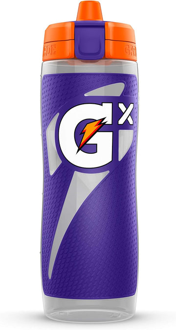 Gatorade Gx Hydration System, Non-Slip Gx Squeeze Bottles & Gx Sports Drink Concentrate Pods, Purple