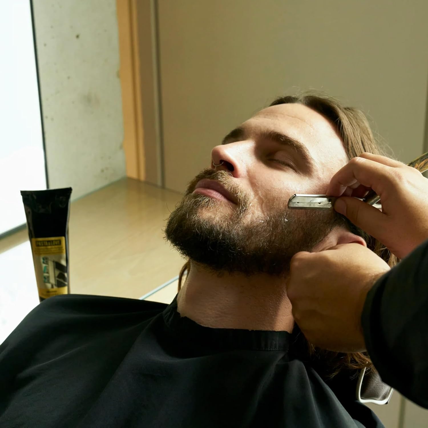 Davines Pasta & Love Men'S No Foaming Sleek Precision Shaving Gel, Brushless Shave, 150Ml : Beauty & Personal Care