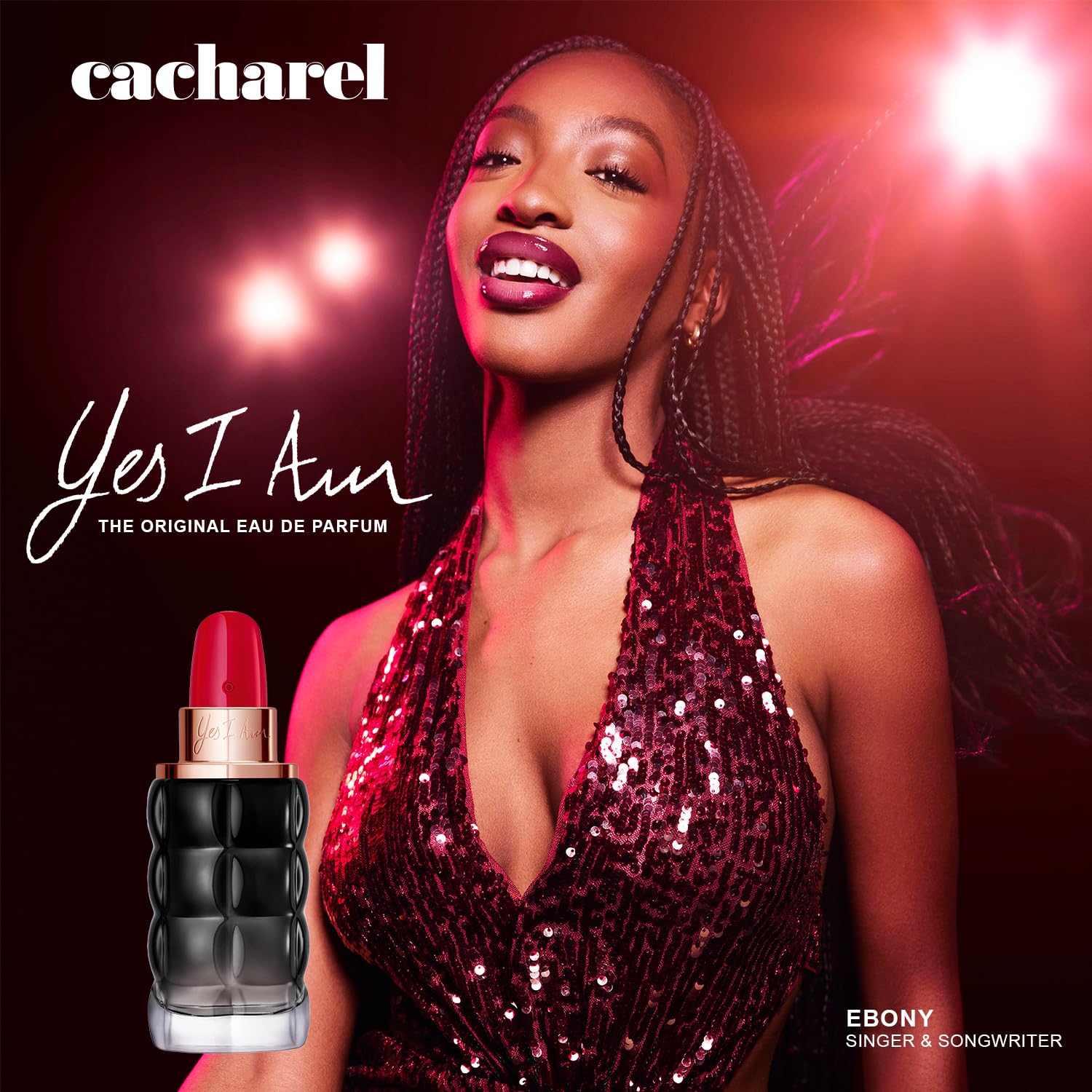 Cacharel Yes I Am, Eau De Parfum For Women, Ambery, Spicy With Notes Of Cardamom & Jasmine Sambac, 2.5 Fl. Oz. : Beauty & Personal Care