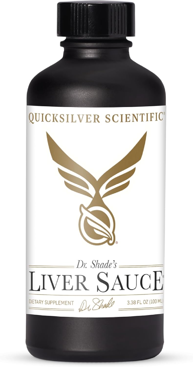 Quicksilver Scientific Liver Sauce - Liposomal Liver Detox With Dim, Quercetin, Lipoic Acid, Milk Thistle And Dandelion Root Supplement - Supports Bile & Toxin Momentum (100 Ml / 3.38 Oz)