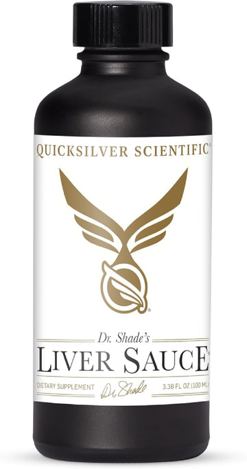 Quicksilver Scientific Liver Sauce - Liposomal Liver Detox With Dim, Quercetin, Lipoic Acid, Milk Thistle And Dandelion Root Supplement - Supports Bile & Toxin Momentum (100 Ml / 3.38 Oz)