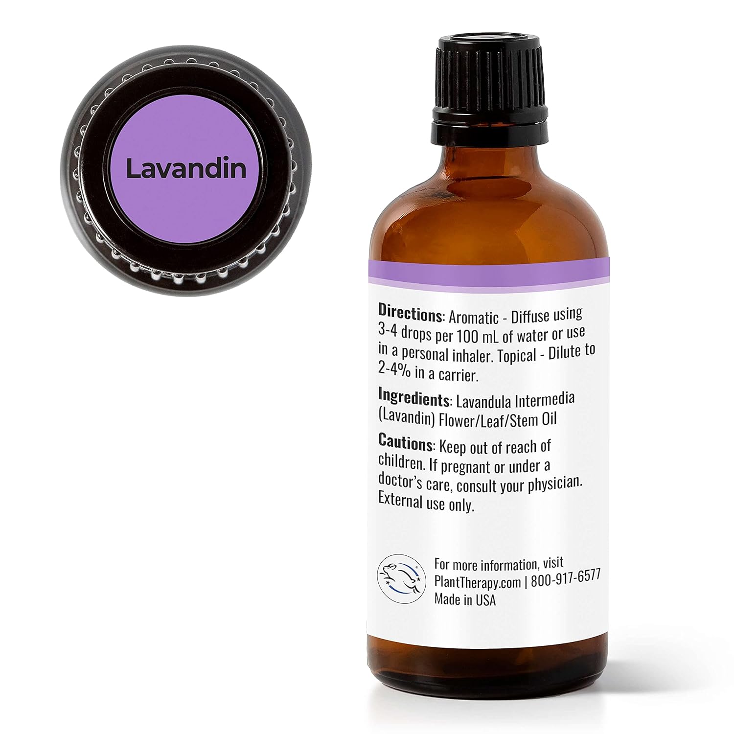 Plant Therapy Lavandin Essential Oil 100 mL (3.3 oz) 100% Pure, Undiluted, Therapeutic Grade : Health & Household