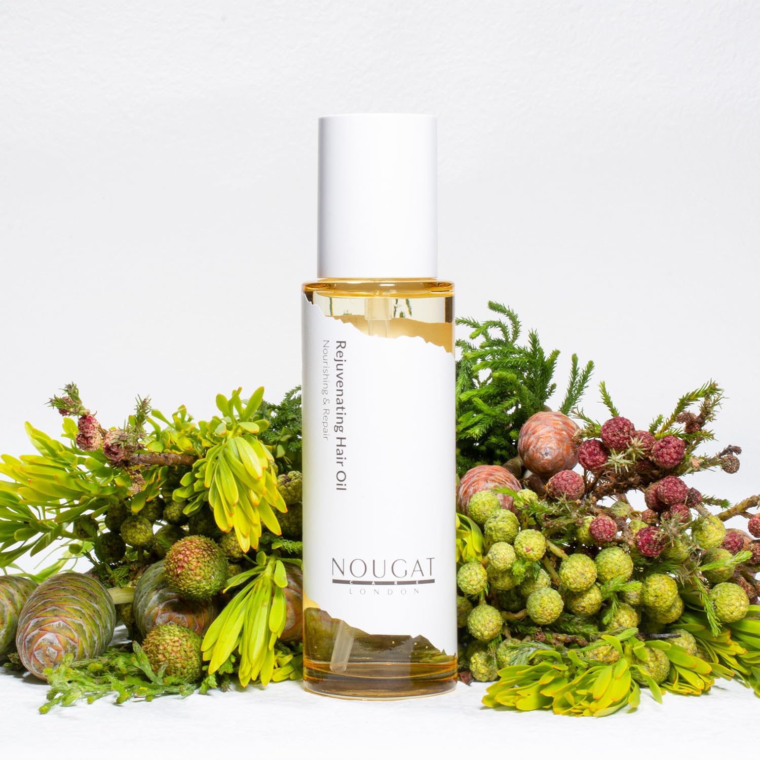 Nougat London Rejuvenating Hair Oil, Deep Moisturizing, Non-Greasy, Instantly Smooth And Lustrous Hair, Moroccan Oil & Marula Oil, Long Lasting,Suitable For All Hair Types,Prevents Hair Loss