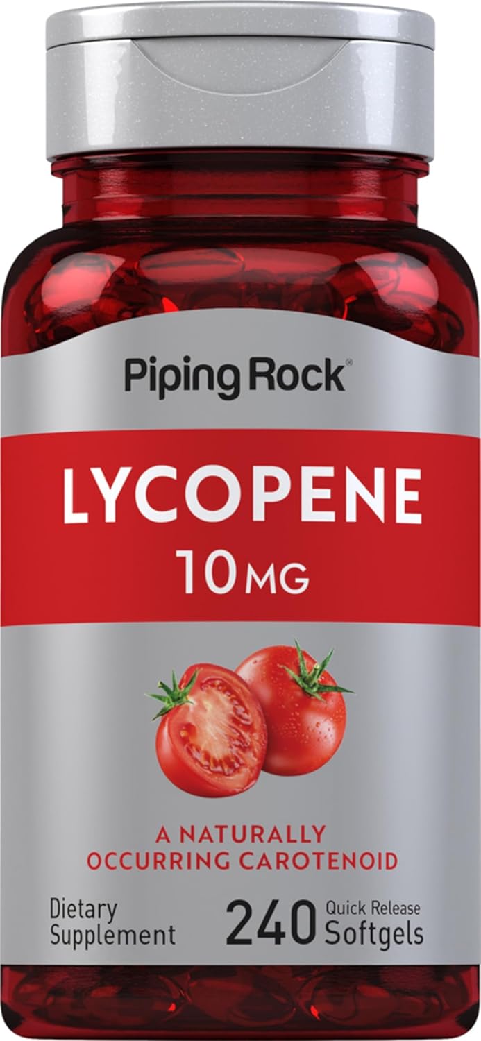 Piping Rock Lycopene 10Mg | 240 Softgels | Non-Gmo, Gluten Free Supplement
