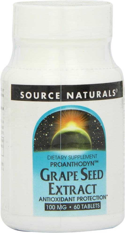 Grape Seed Extract, Proanthodyn 100 mg Antioxidant Protection & Supports Healthy Aging Brain - 60 Tablets