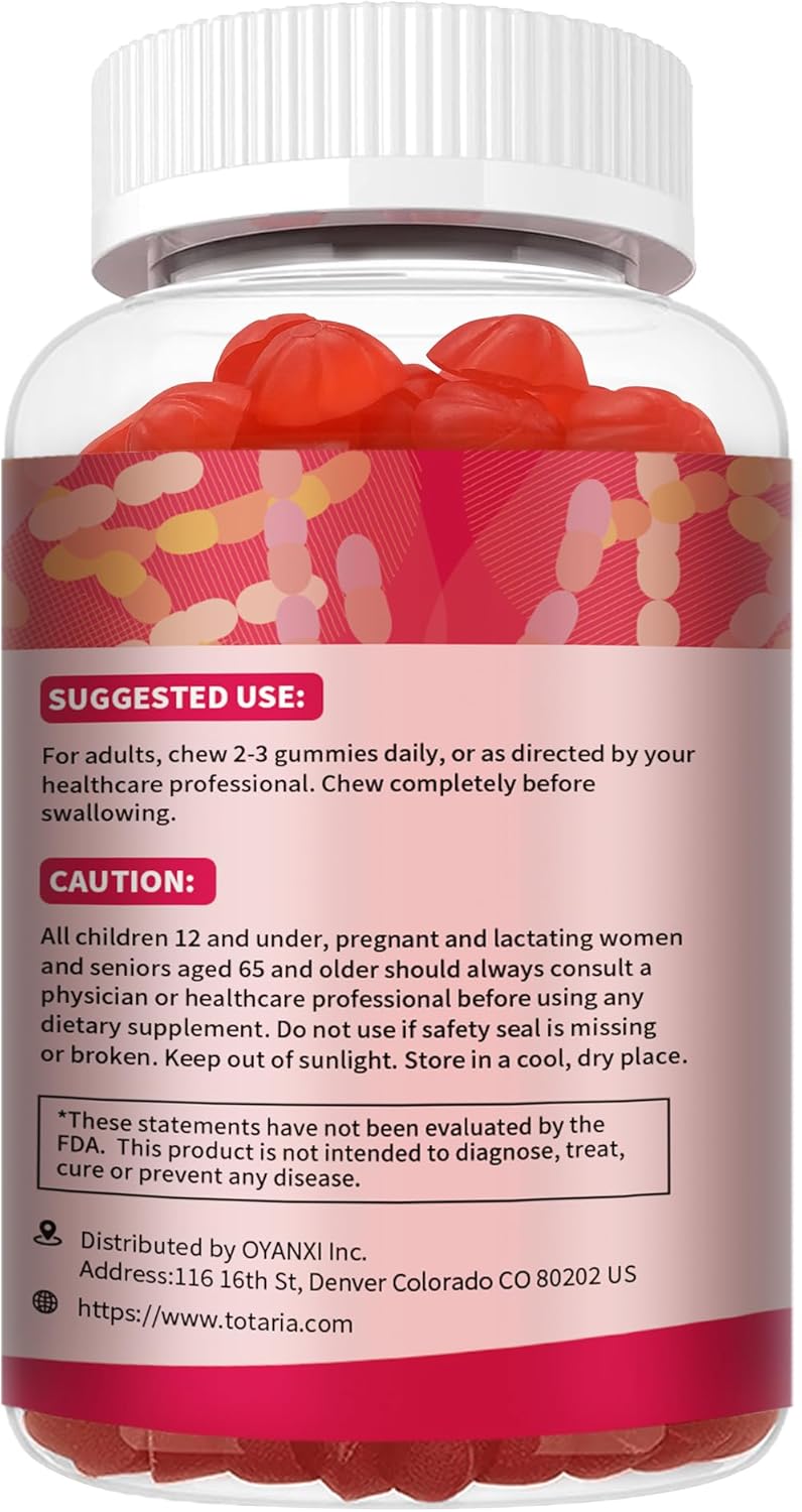 Totaria Fiber Gummies, Suger Free : Health & Household