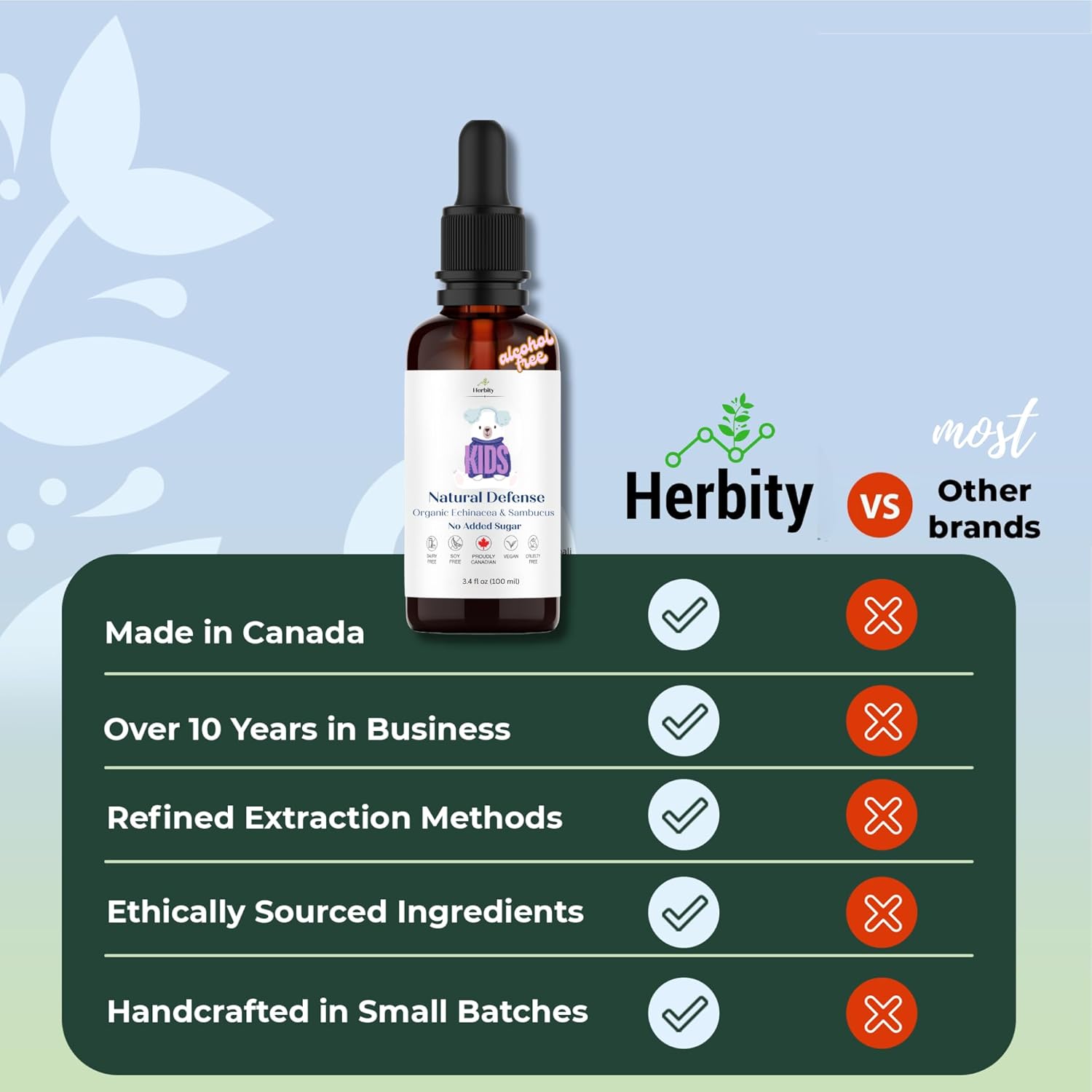Kids Natural Defense Support – Liquid Echinacea Drops For Toddlers & Children – Herbal Formula For Daily Wellness, Natural Seasonal Support, Non-Drowsy & Kid-Friendly (3.4 Fl Oz) : Health & Household