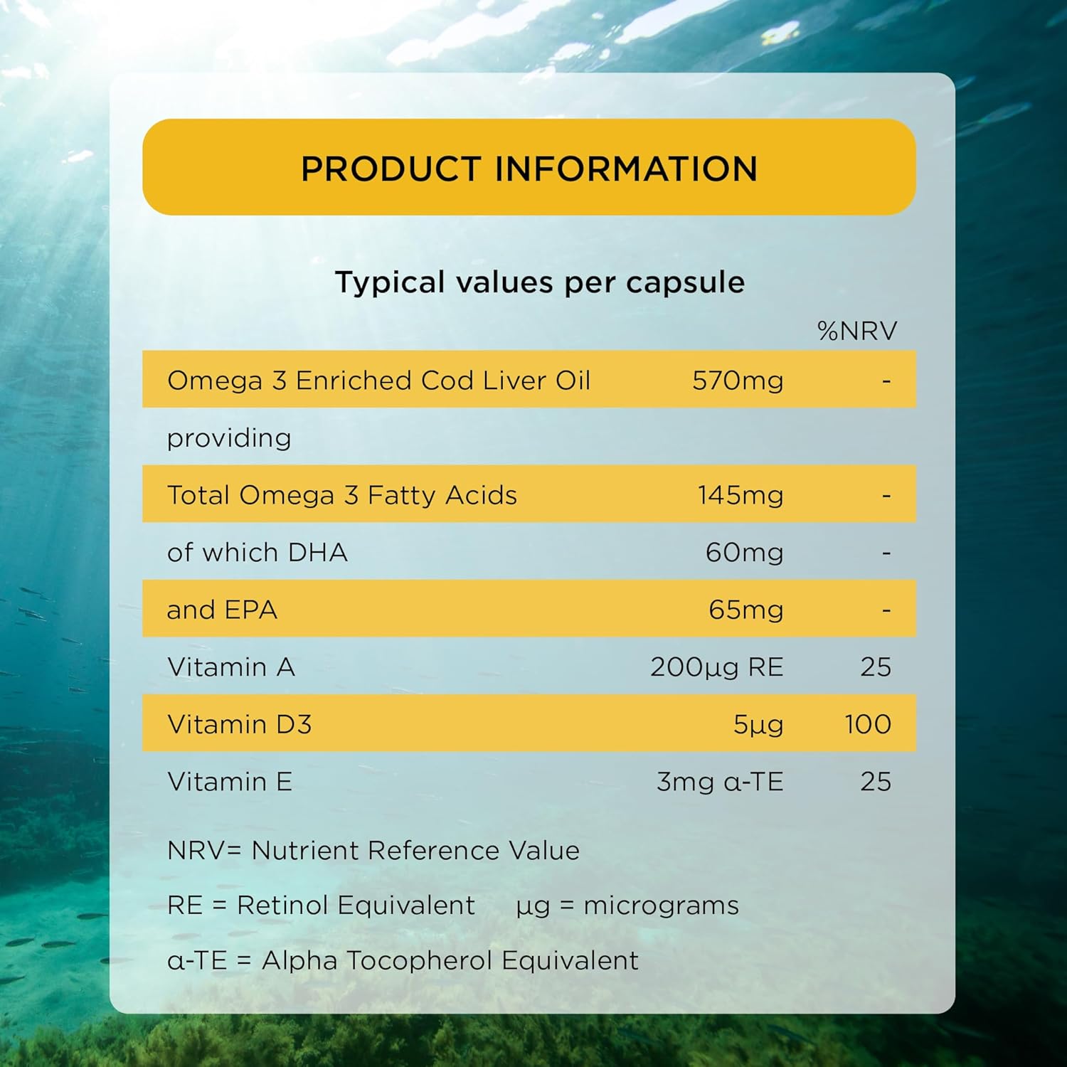 Healthspan Cod Liver Oil 570mg | Support Your Brain, Heart, Eyes & Bones | 150mg Omega 3 Fatty acids per Capsule (360 Capsules) : Amazon.co.uk: Health & Personal Care