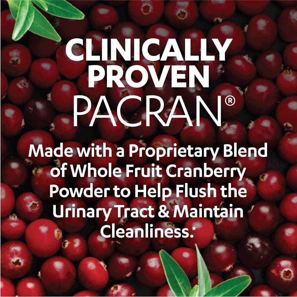 AZO Cranberry Pro Urinary Tract Health Supplement 600mg PACRAN, 1 Serving = 1 Glass of Cranberry Juice, Sugar Free Cranberry Pills, Non-GMO 100 Softgels : Health & Household