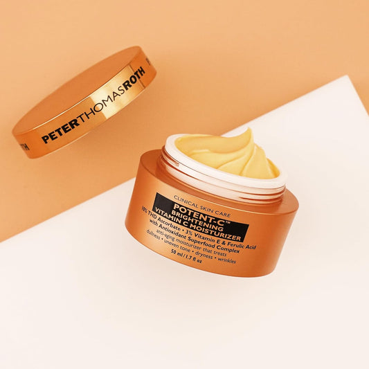 Peter Thomas Roth | Potent-C Brightening Vitamin C Moisturizer, For Dullness, Uneven Skin Tone, Dark Spots And Wrinkles, Antioxidant Moisturizer