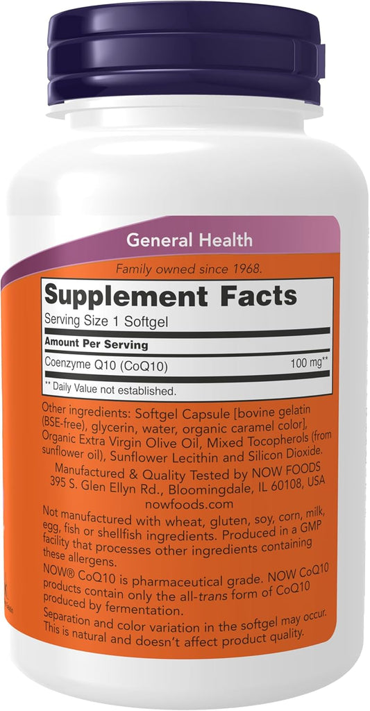 Now Foods Coq10 100Mg, 150 Softgels (Pack Of 2)