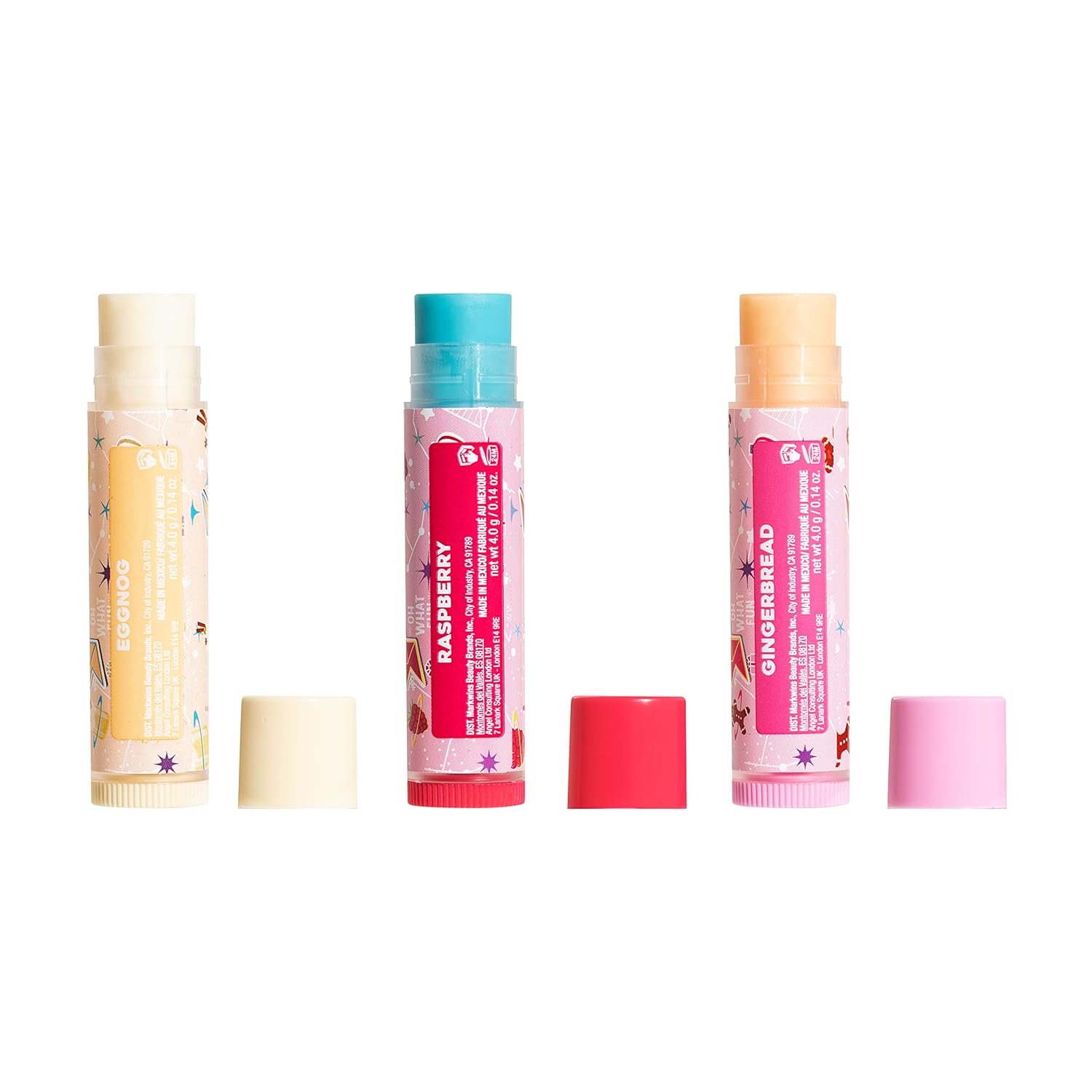 Lip Smacker Holiday Christmas Original & Best Flavored Lip Balm Candy Trio : Beauty & Personal Care
