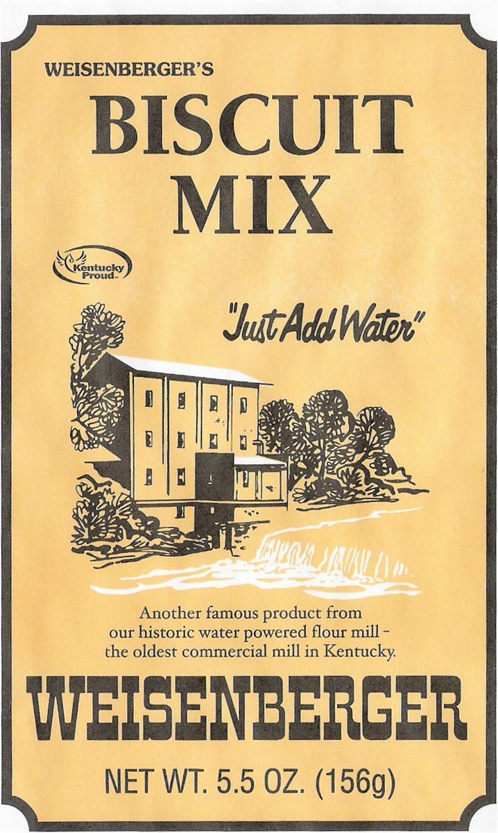 Weisenberger Biscuit Mix - Southern Style Buttermilk Biscuit Mix - Made From Non GMO Soft Red Wheat - Traditional Old Fashioned Breakfast Biscuits - Quick Breakfast Biscuit Mix - 5.5 Oz - 3 Pack