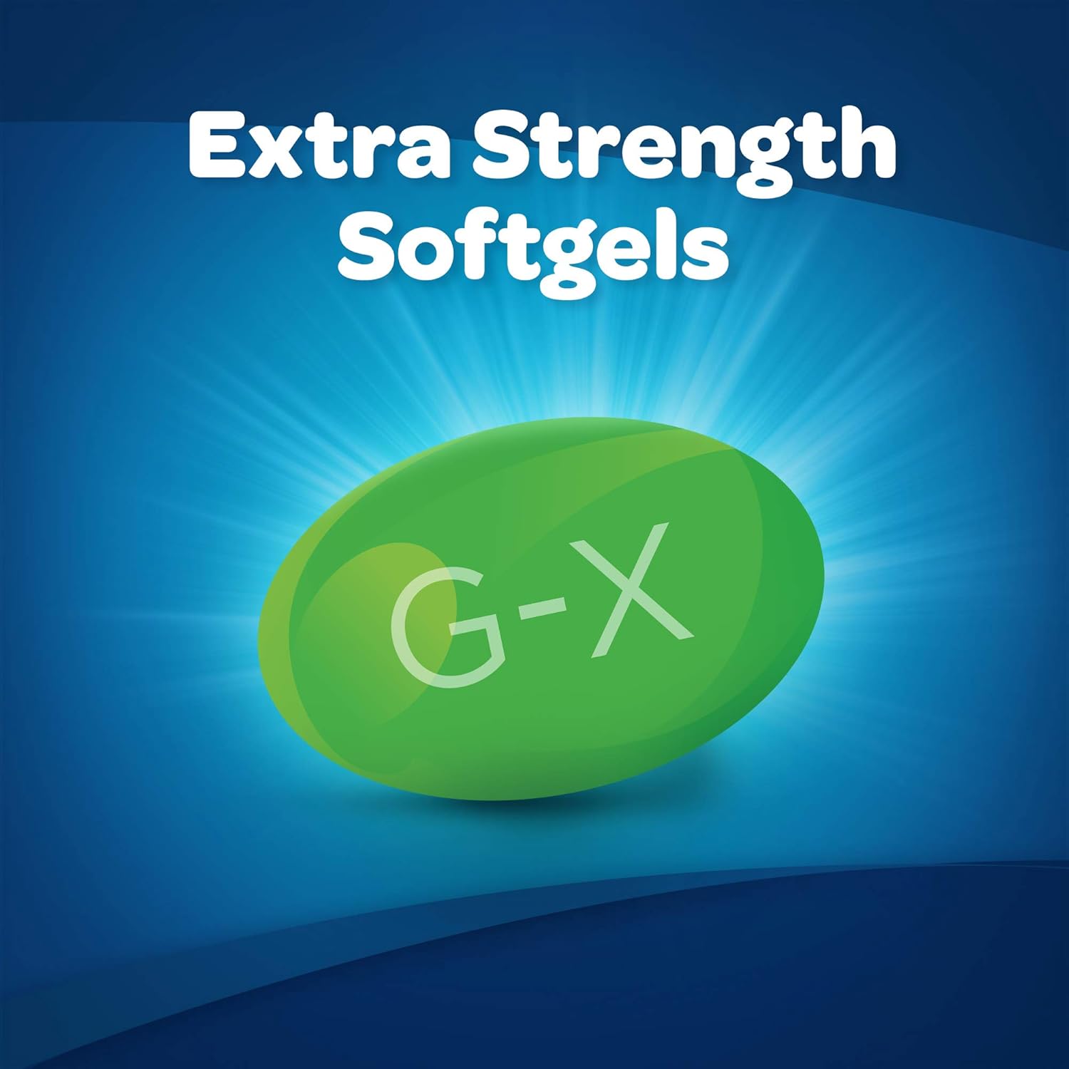 Gas-X Ex Softgels Size 20ct Gas-X Extra Strength Gas Relief Softgels : Health & Household