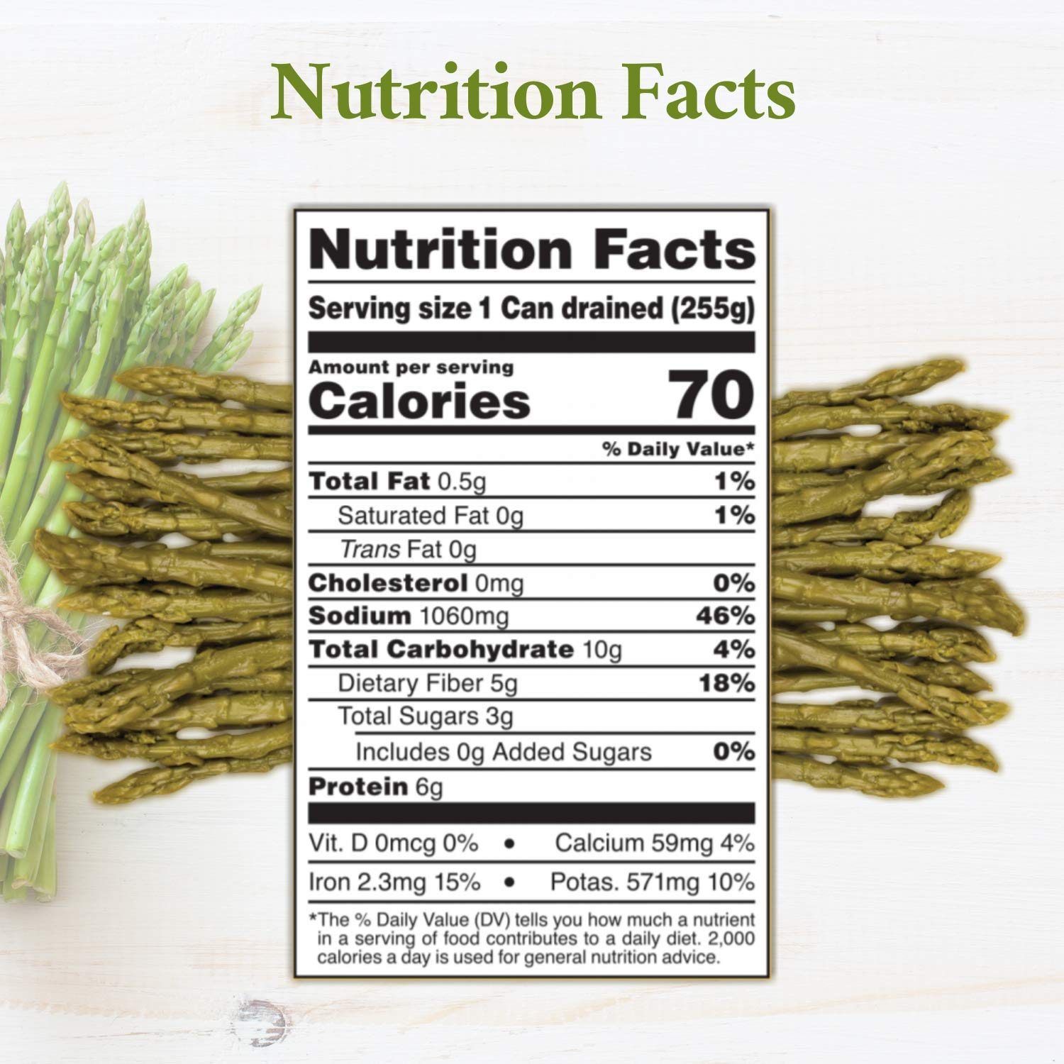 Roland Foods Whole Green Asparagus Spears, Specialty Imported Food, 14.1-Ounce Can : Asparagus Produce : Everything Else