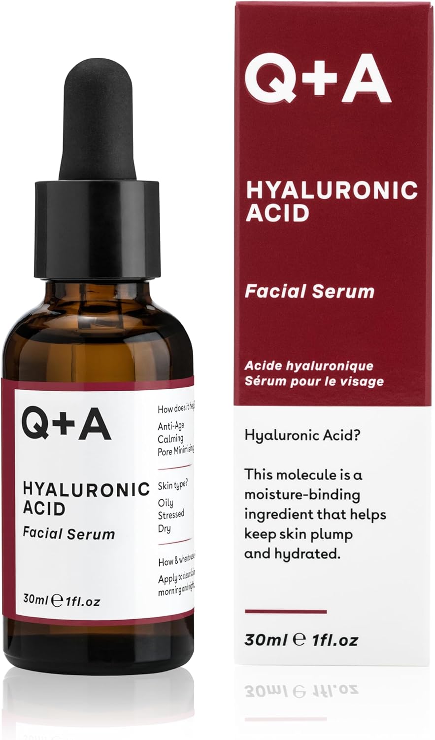 Q+A Vitamin C Brightening Face Serum (30Ml), Vitamin C Serum For Face With Hyaluronic Acid, Hydrating And Anti-Ageing, Fragrance Free Skincare, Brightens Skin And Evens Out Skin Tone