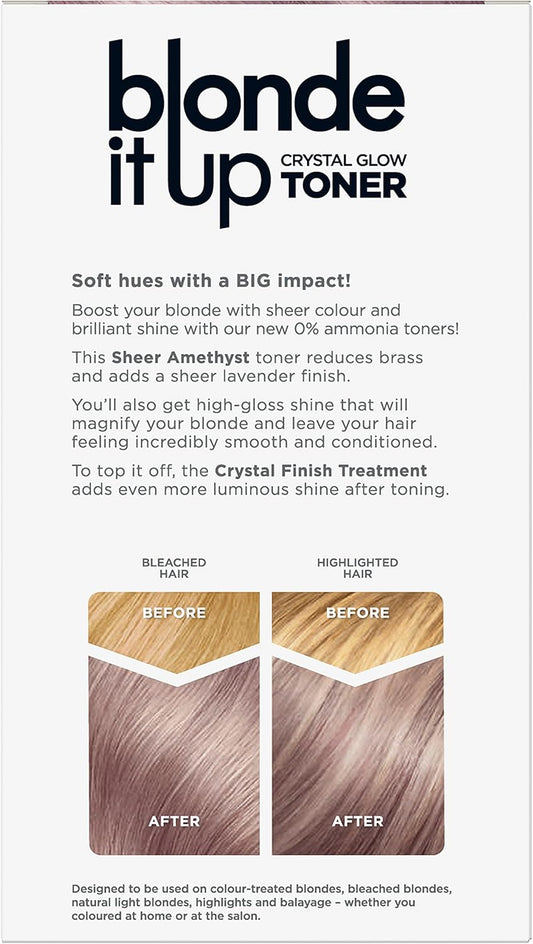 Clairol Blonde It Up Crystal Glow Toner Kit - Sheer Amethyst