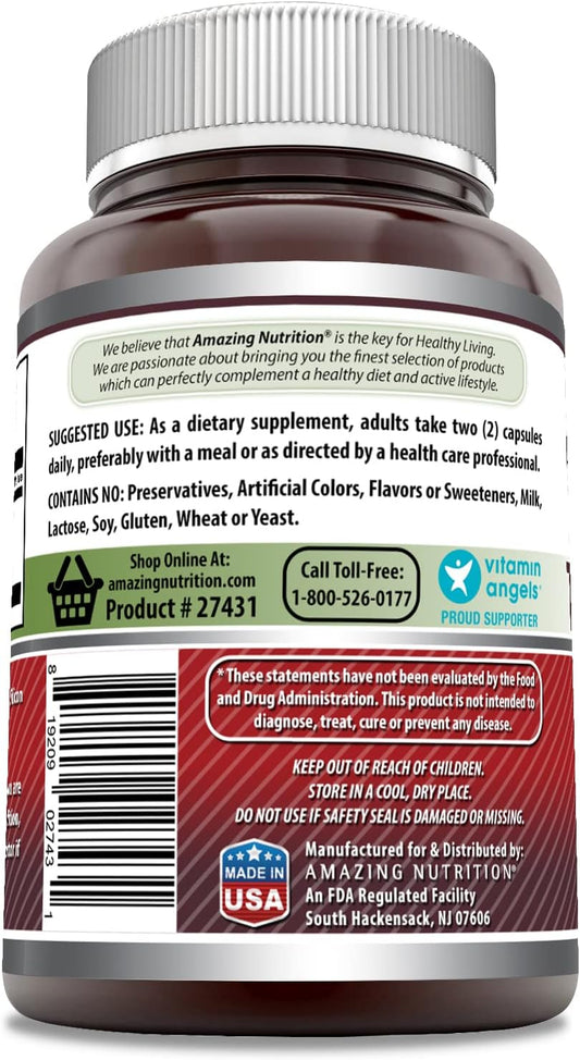 Amazing Formulas Tart Cherry Extract 7000mg Per Serving 200 Capsules Supplement | Non-GMO | Gluten Free | Made in USA