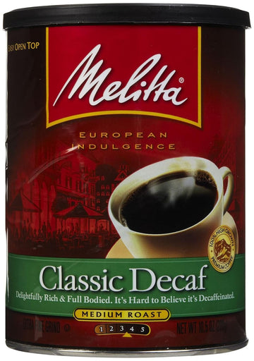 Melitta Classic Decaffeinated Ground Coffee, (Pack of 2)