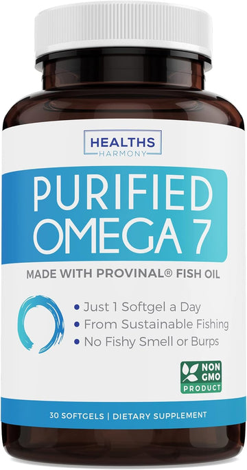 Purified Omega 7 Softgels (Non-GMO) Provinal Maximizes Palmitoleic Aci