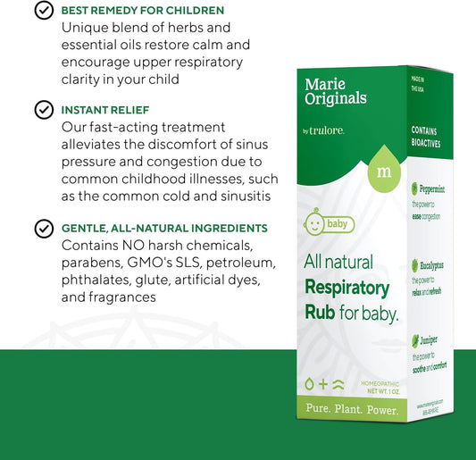 Baby Chest Rub Breathe Blend Essential Oil | Congestion Relief Calming Essential Oils For Sleep, Sinus, Pain, Stress | Eucalyptus, Peppermint, Clover, Olive, Cajeput | Safe For Toddlers And Children