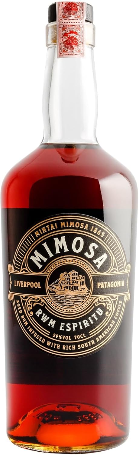 Mimosa Coffee Rum Liqueur 70Cl | Smooth Aged Rum Infused With Rich Coffee By Alun Wyn Jones’, Dark Rum Coffee Liqueur For Espresso Martini, Cocktails Or Neat On The Rocks - Caribbean Rum (29% Abv)