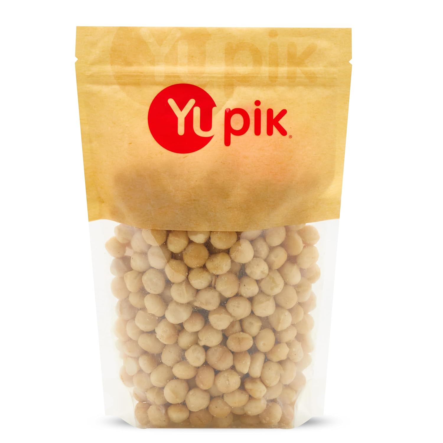 Yupik Macadamia Nuts, Large Pieces, 2.2 Lb, Gluten-Free, Kosher, Raw Nuts, Broken Pieces, Unsalted, Unroasted, Oil-Free, Creamy Flavor, Source Of Fiber, Healthy Snacks, Ideal For Baking & Cooking