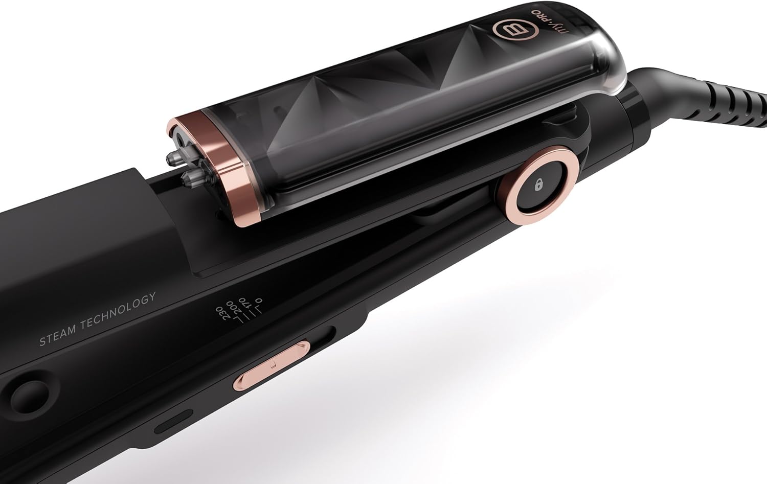 Bellissima My Pro Steam B28 100 Professional Steam Hair Straightener for a Long-Lasting Smooth Result, Ceramic Coated Plates, Adjustable Temperature 170 / 200 / 230 °C, Rapid Heat Technology, UK Plug : Amazon.co.uk: Beauty