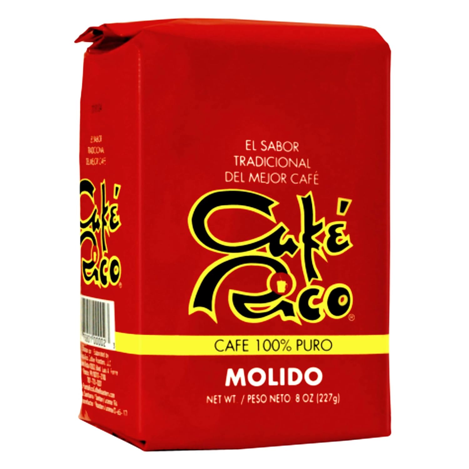 Cafe Rico Ground Regular Puerto Rican Coffee, 8 Ounce Bag (Pack Of 1)