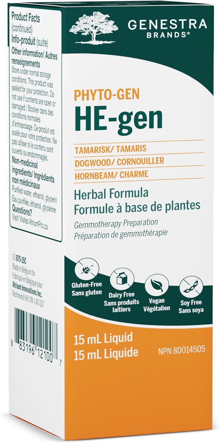 Genestra Brands Hemo-Gen | Tamarisk, Dogwood, And Hornbeam Herbal Supplement | 0.5 Fl. Oz