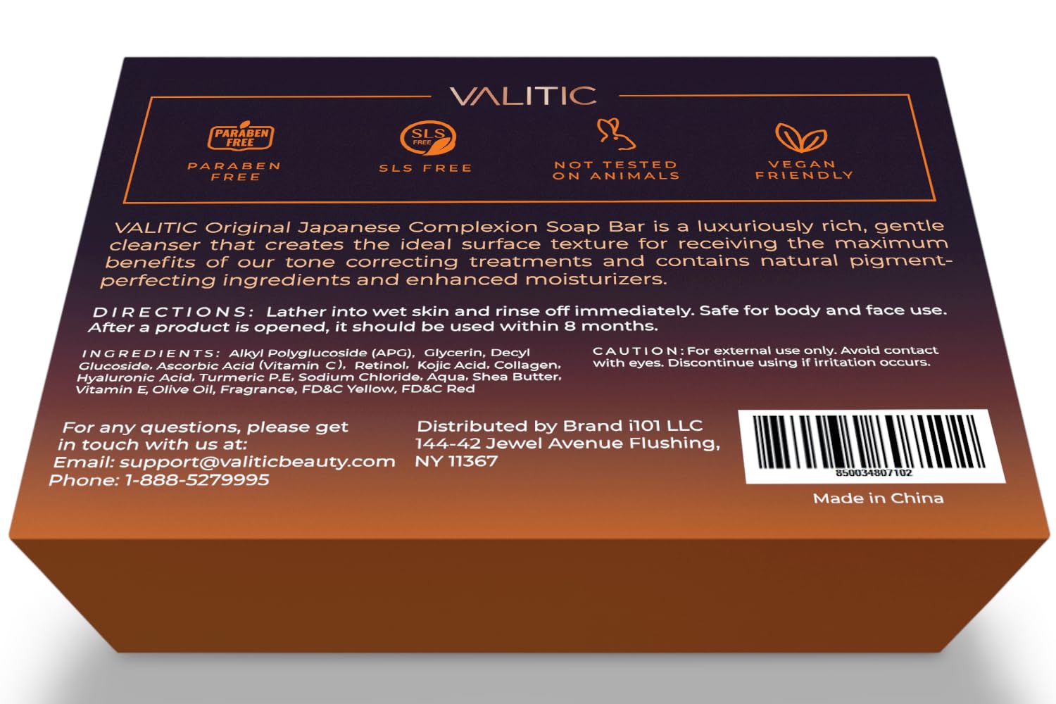 Valitic 2 Pack Kojic Acid Dark Spot Corrector Soap Bars with Vitamin C, Retinol, Collagen, Turmeric - Original Japanese Complex with Hyaluronic Acid & A Pair of Black Exfoliating Gloves for Body Scrub : Beauty & Personal Care