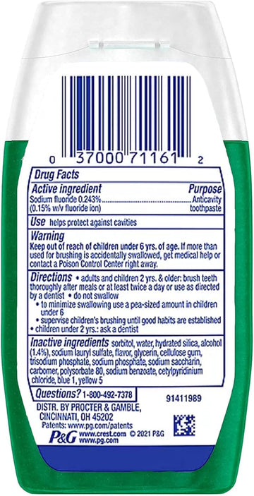 Crest Complete Whitening Plus Scope Tartar Control Toothpaste, Minty Fresh Liquid Gel, 4.6 Oz (130G) - 3