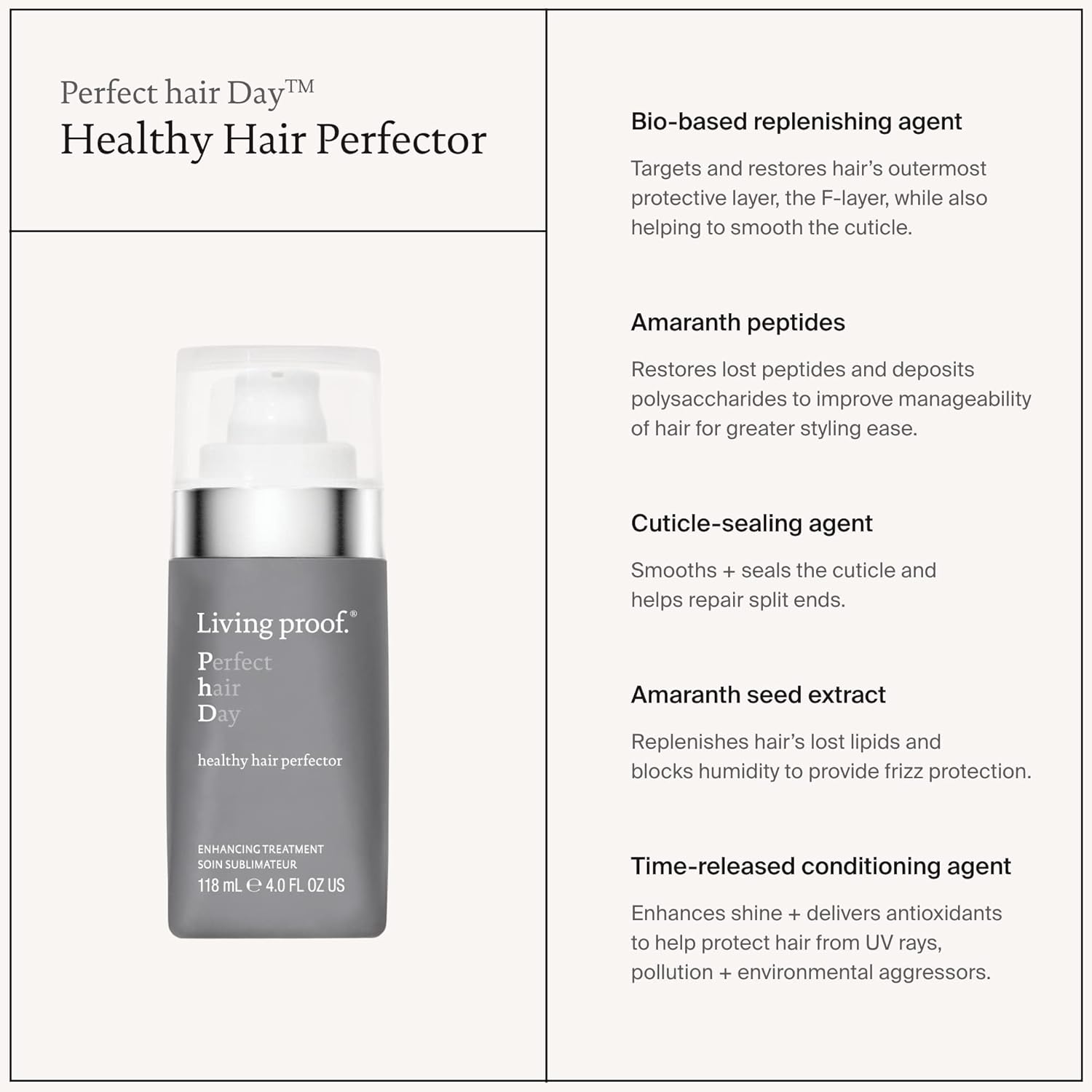 Living Proof Perfect Hair Day Healthy Hair Perfector : Beauty & Personal Care