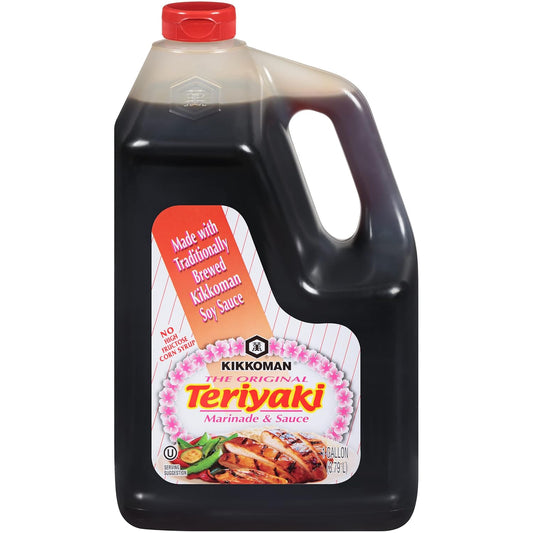 Kikkoman Marinade And Sauce, Teriyaki, 128 Ounce