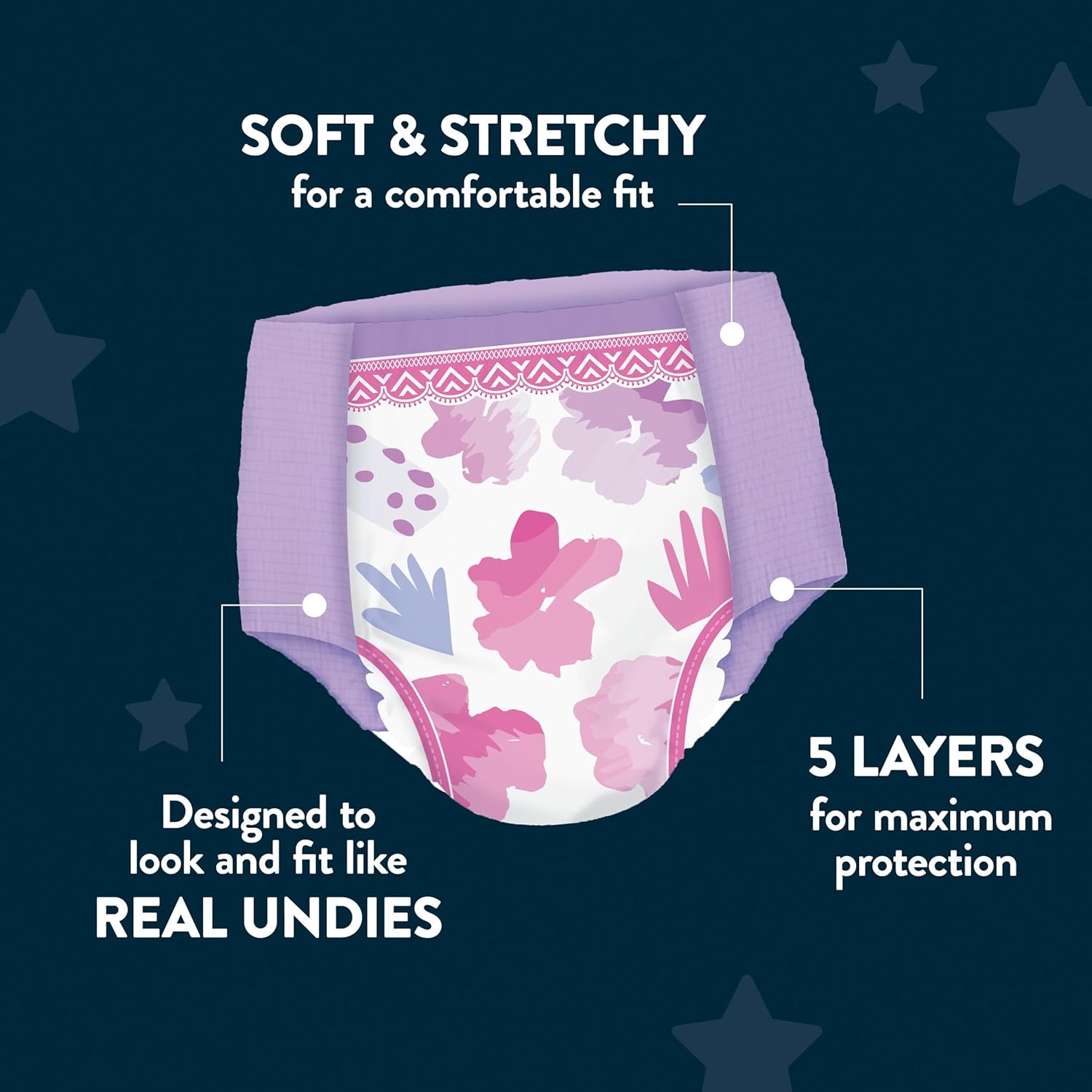 HUGGIES DryNites, Girls’ Teen Pyjama Pants - Sizes 8-13 Years (27 Pants) - Discrete Night Time Nappies with Exciting Designs - Maximum Protection for Teen Bed Wetting : Amazon.co.uk: Baby Products