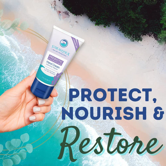 STREAM 2 SEA Lavender Mint Prebiotic Intensive Repair Hand Cream, Hydrate, Protect and Moisturize Daily with Antioxidant Rich Reef Safe Natural and Paraben Free Moisturizing Hand Cream, 3 Fl oz